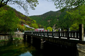 泰山桃花源风光