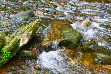 山谷小溪清流