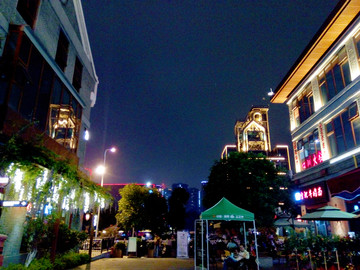 柳州窑埠古镇夜景