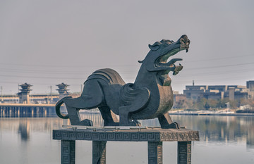 中国古代神兽雕塑