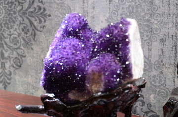 紫水晶原石摆件