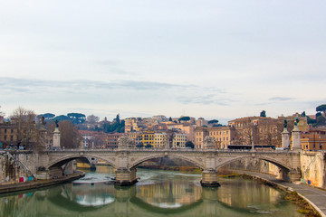 罗马台伯河圣天使桥