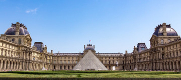 巴黎卢浮宫全景