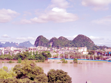 桂林江边风景