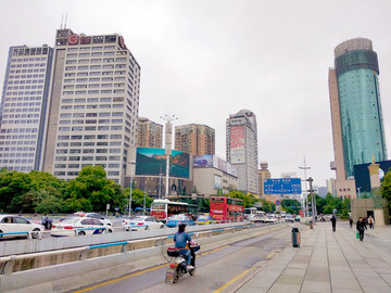 贵阳街头道路风景