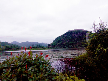 青岩古镇山水风景