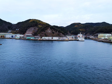 日本鹿儿岛港口风光