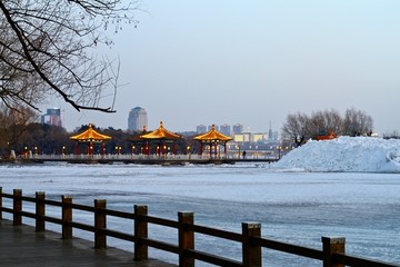 南湖夜景