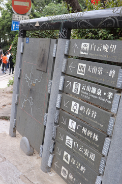 景区路牌