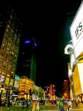 春熙路步行街夜景