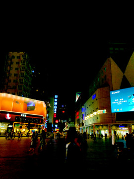 春熙路步行街夜景