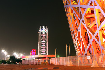 国家体育场鸟巢夜景