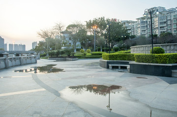 晋江河滨公园广场