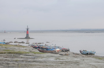 晋江岸边景色