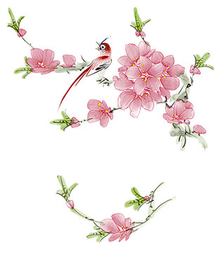 水点桃花