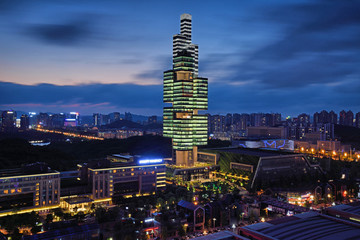 贵阳中天201大厦夜景