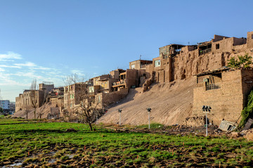 新疆喀什噶尔老城高台民居