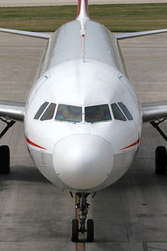 四川航空飞机在天津机场