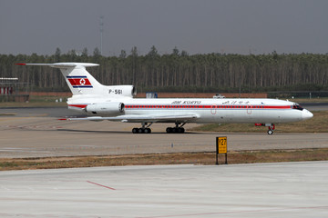 朝鲜高丽航空图154飞机