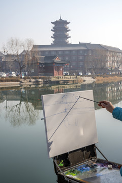 画板风景