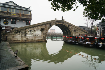 江南水乡西塘古镇景色