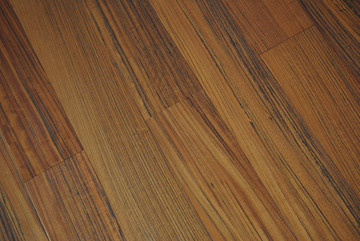 棕色木质防滑拼结实地板局部