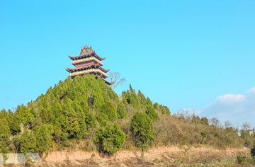 苍溪风光