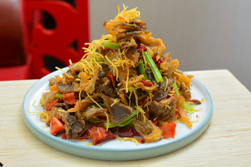 干煸平菇