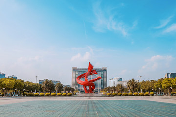 东莞市城市行政中心广场雕塑