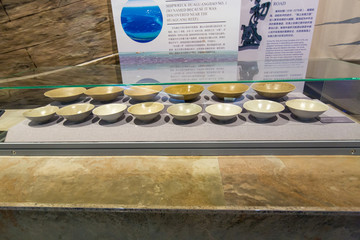琼海南海博物馆青白釉刻划花碗