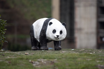 熊猫1塑像2公园3宝贝