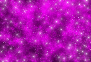紫色的高清宇宙星空装饰画