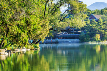 承德避暑山庄湖泊景观