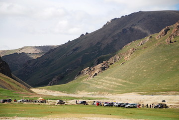 新疆巴音布鲁克草原风景