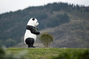 熊猫1塑像2公园3宝贝