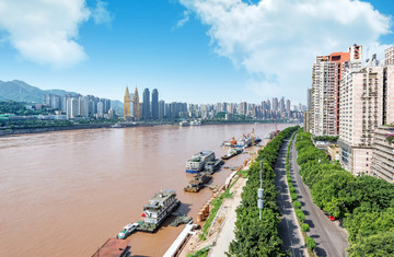 重庆南滨路城市景观