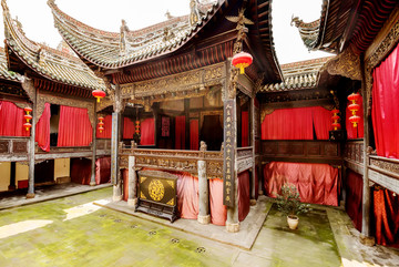 重庆湖广会馆古戏台