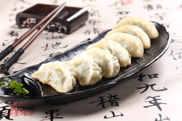 韭菜锅贴