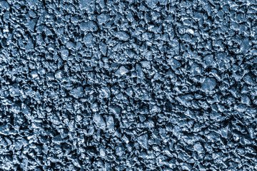 蓝色混凝土墙