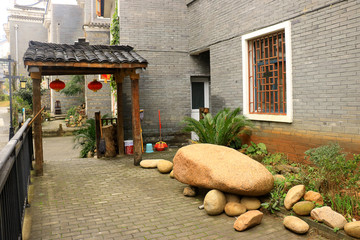 仿古中式庭院门