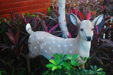 动物雕塑梅花鹿