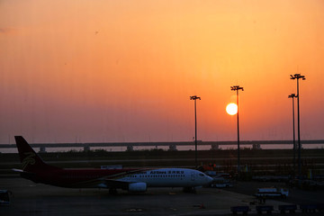 机场清晨