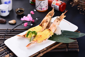 日式焗大虾