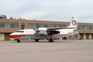 中国民航大学实习基地旧飞机