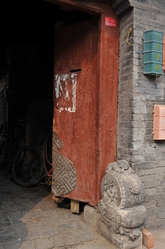 老北京胡同里的门墩