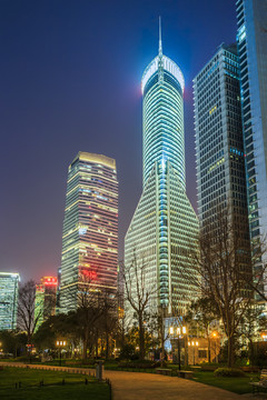 上海陆家嘴夜景