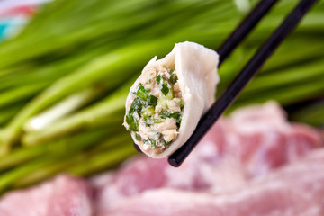 韭菜猪肉饺