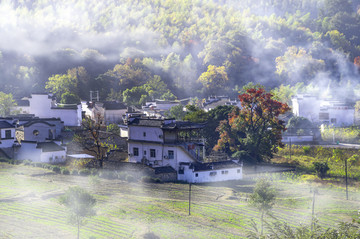 安徽塔川山村风景