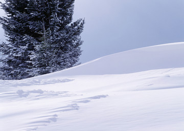 冰雪雪山