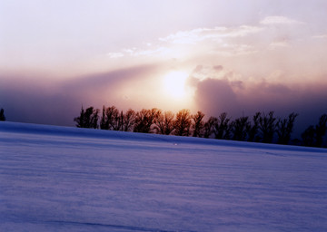 雪山雪景
